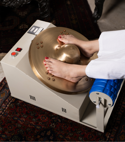 Kansa Thali Foot Massager
