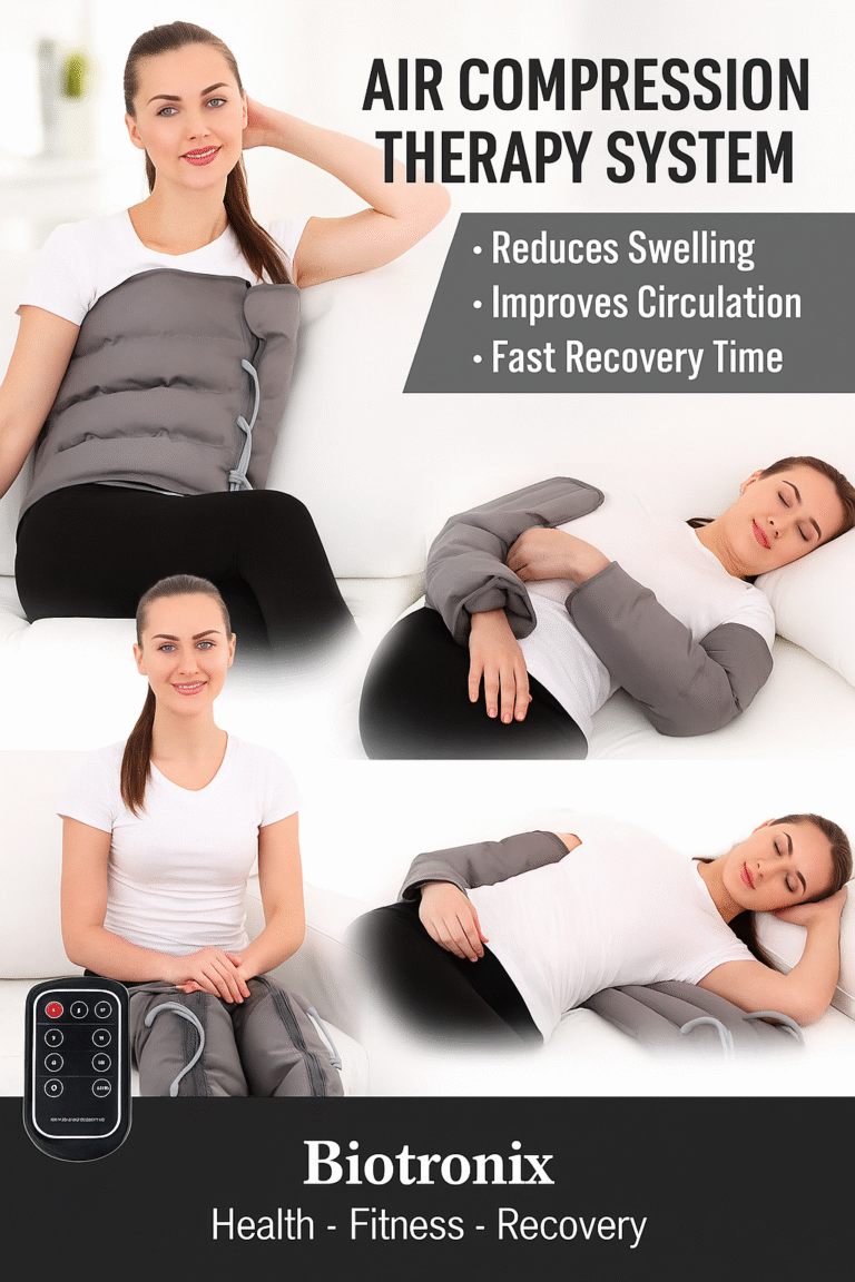 TheAccuFit Air Compression Therapy System – Pain Relief, Muscle Recovery & Improved Circulation Machine