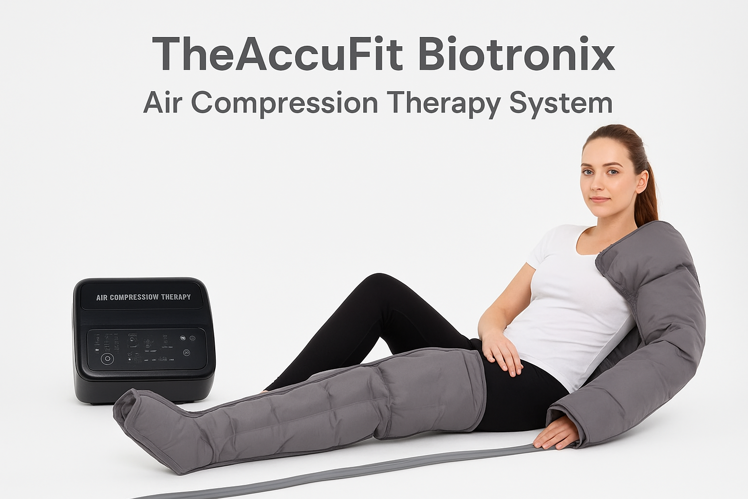 TheAccuFit Air Compression Therapy System – Pain Relief, Muscle Recovery & Improved Circulation Machine