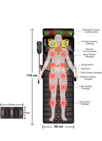 Full Body Massage Chair Mat with Heat for Back Pain Relief by AccuFit