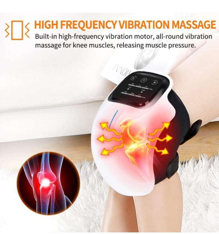 Knee Massager with Heat and Kneading for Pain Relief by AccuFit